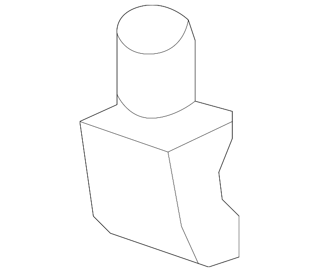 19184640 Деталь SUNVISOR HOLDER, RIGHT