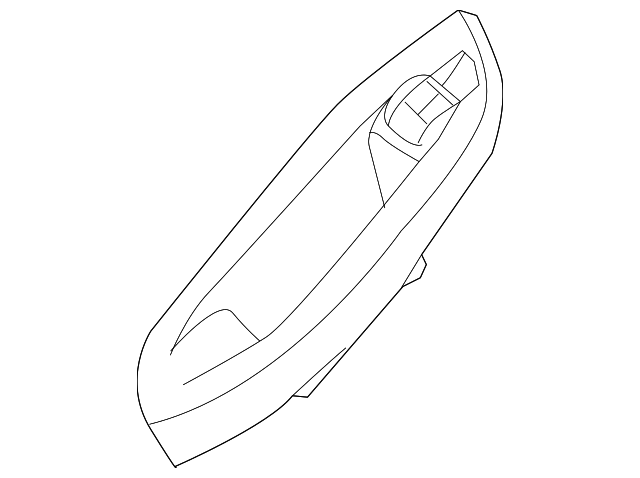 CV6Z-14528-AA Деталь SWITCH BEZEL, LEFT