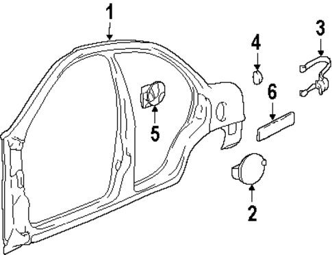 Metro QUARTER PANEL & COMPONENTS