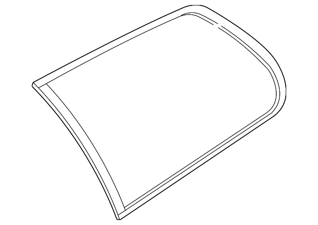 30674490 Деталь QUARTER GLASS, LEFT