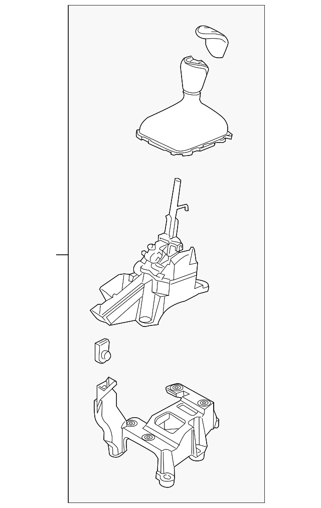 F1FZ-7210-B Деталь SHIFTER ASSY