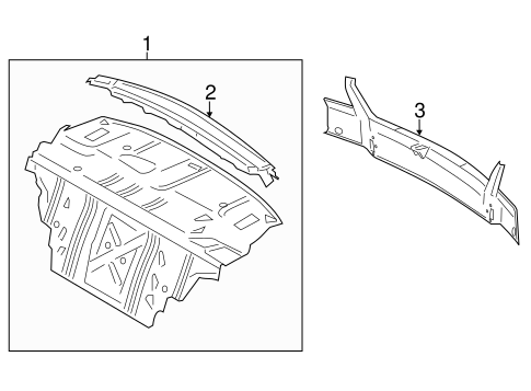 Rear Body for 2015 BMW 740Ld xDrive #0