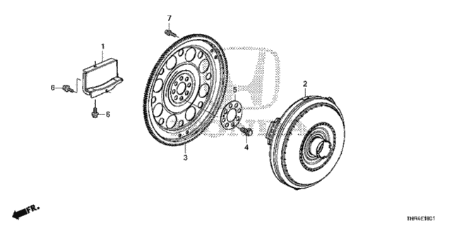 Engine/Torque Converter (10AT) for 2019 Honda ODYSSEY 5-DOOR #1