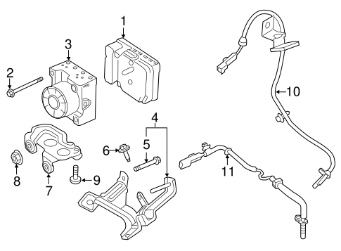 Brakes/Anti-Lock Brakes for 2015 Ford Edge #1