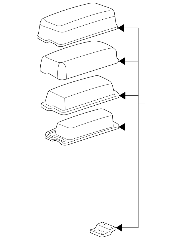 XW4Z5406024AAA Деталь ARMREST ASSY