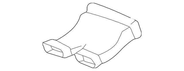 3W4Z19B680DA Деталь DUCT