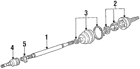 New Yorker AXLE SHAFT 2