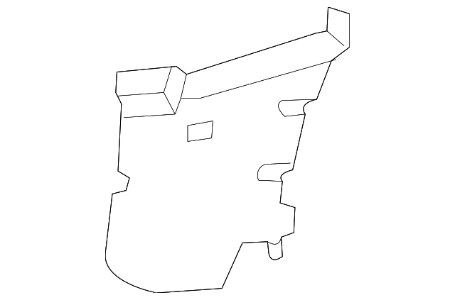 T2H7073 Деталь BLANK COVER, RIGHT