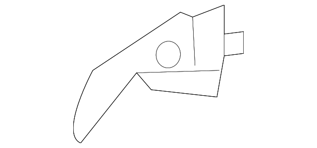 C2D43389 Деталь BUMPER COVER CENTER BRACKET