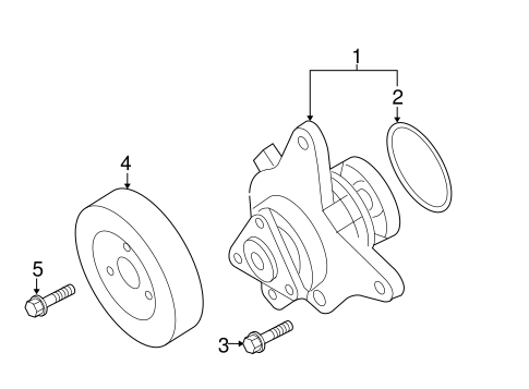 Water Pump for 2012 Mazda MX-5 Miata #0