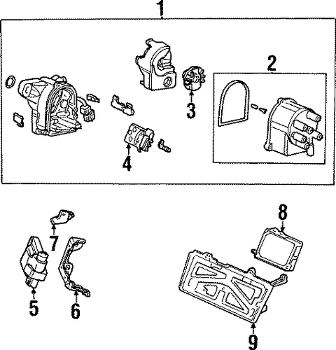 OEM Honda 37821-P5M-A00 - ECM Cover OEM Honda 37821-P5M-A00 - ECM Cover