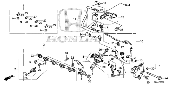 ENGINE/FUEL INJECTOR (L4) for 2013 Honda ACCORD SEDAN #1