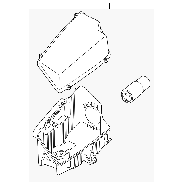 30636333 Деталь AIR CLEANER ASSY