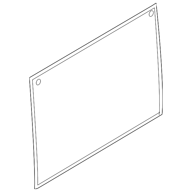 EK4Z-6129710-C Деталь FRONT GLASS, RIGHT