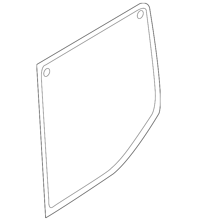 EK4Z-6129700-B Деталь REAR GLASS, RIGHT