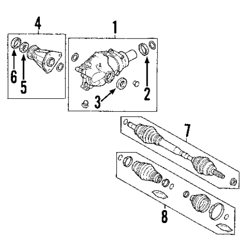Range Rover AXLE SHAFTS & JOINTS