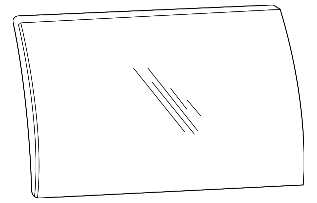 5F2Z-1725723-BA Деталь DOOR GLASS, LEFT