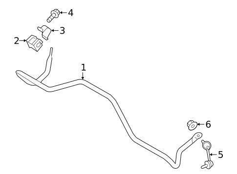 Stabilizer Bar & Components for 2019 Mitsubishi Eclipse Cross #1