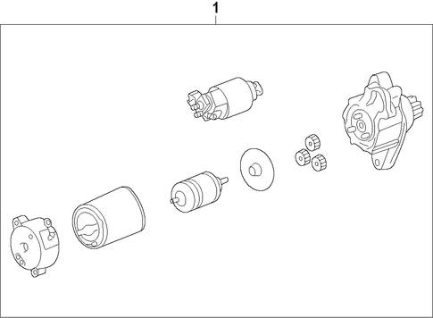 ELECTRICAL/STARTER for 2011 Toyota Sienna #1