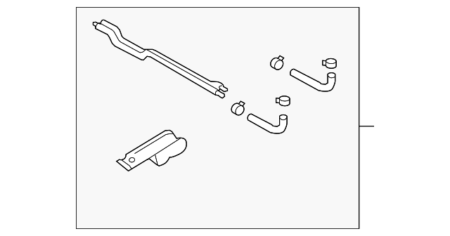 JHB500054 Деталь REAR HOSE