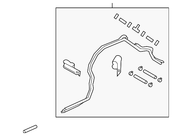 JHB501790 Деталь CENTER HOSE