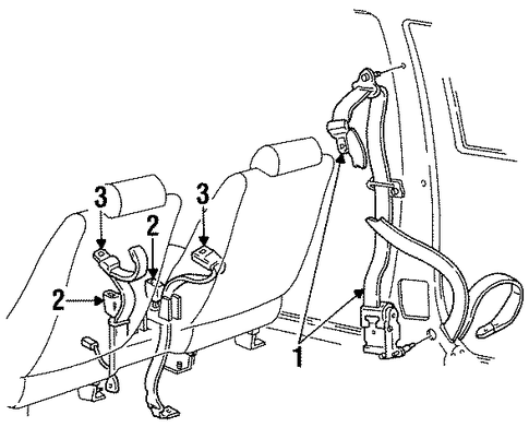Taurus FRONT SEAT BELTS