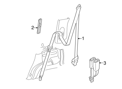 Aviator REAR SEAT BELTS