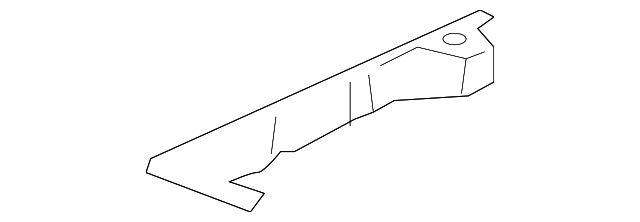 10364687 Деталь LOWER BAFFLE, LEFT