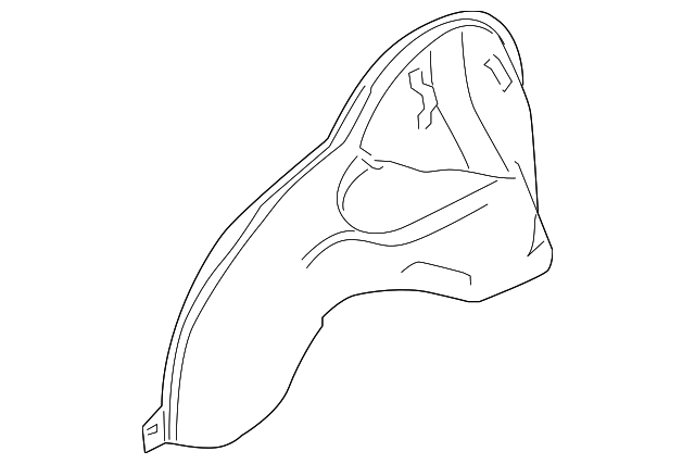 15794872 Деталь INNER WHEELHOUSE, RIGHT