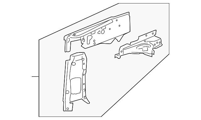15870834 Деталь BELT REINF, RIGHT