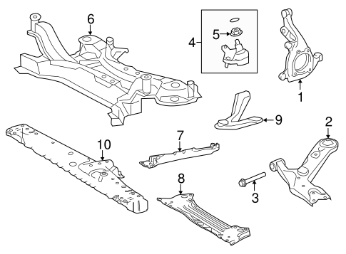 FRONT SUSPENSION/SUSPENSION COMPONENTS for 2016 Toyota RAV4 #2