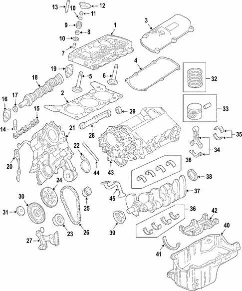 Engine/Engine for 2004 Ford Freestar #1