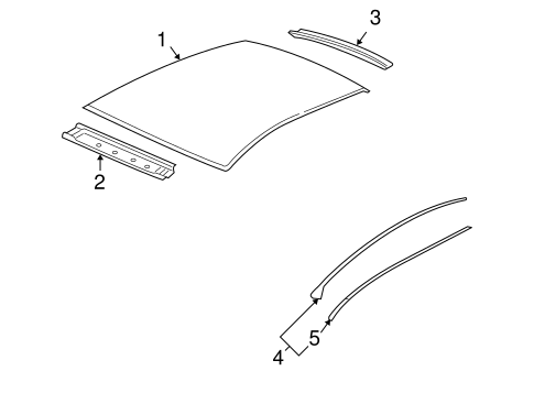 G6 EXTERIOR TRIM - ROOF