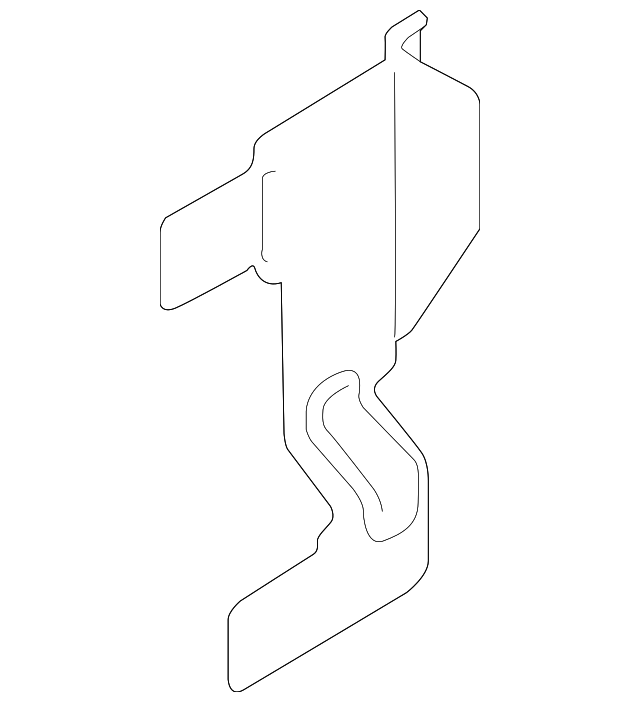 CK4Z-9960328-B OUTER COVER REAR BRACKET, LEFT