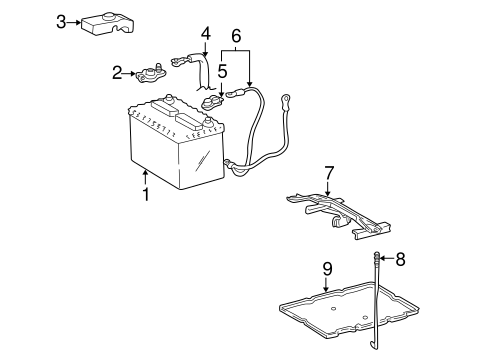ELECTRICAL/BATTERY for 2004 Toyota Solara #1