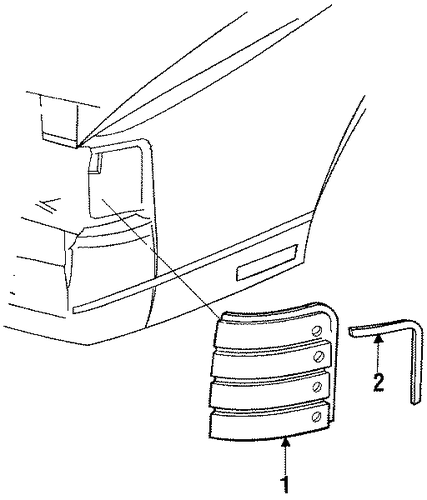 Toronado SIDE MARKER LAMPS