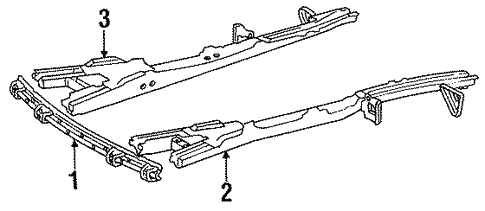 Frame & Components for 1985 Toyota Van #0