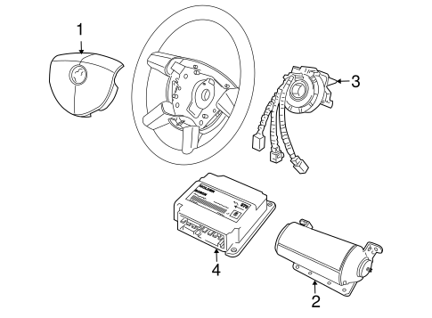 GTO AIR BAG COMPONENTS