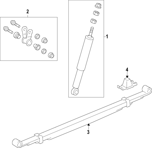 Rear Suspension for 2004 Toyota Tacoma #3