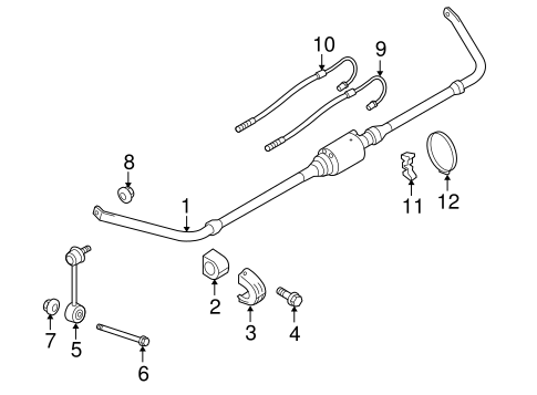 Panamera STABILIZER BAR & COMPONENTS