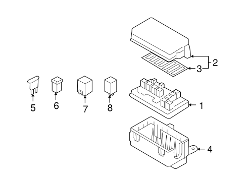 FUSE & RELAY Parts for 2011 Chevrolet Aveo #1
