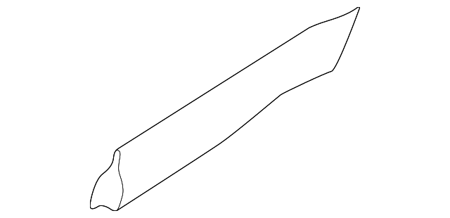 LR077212 Деталь SIDE MOLDING, LEFT