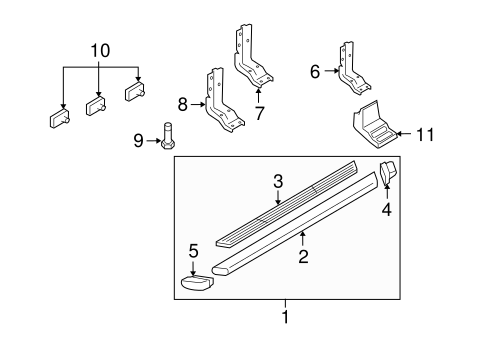 Body/Running Board for 2008 Ford F-350 Super Duty #2