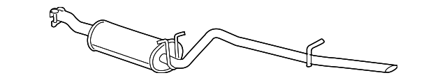 2L7Z5230AA Деталь MUFFLER W/TPIPE