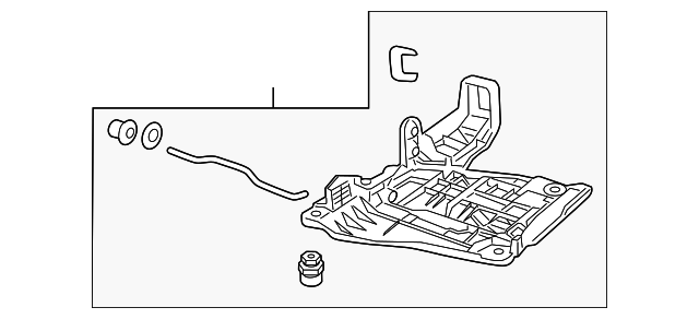 987-631-073-01 MOUNT BRACKET, LEFT