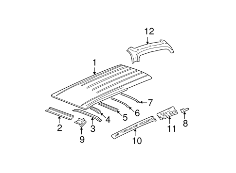 Envoy XL ROOF & COMPONENTS 2