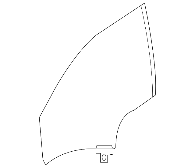 970-542-512-04 Деталь DOOR GLASS, RIGHT