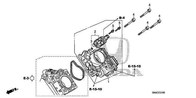ENGINE/THROTTLE BODY (1.8L) for 2011 Honda CIVIC SEDAN #1