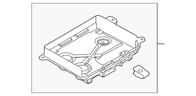 9E5Z-10732-B BATTERY TRAY
