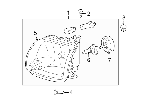 ELECTRICAL/HEADLAMP COMPONENTS for 2006 Toyota Tundra #2